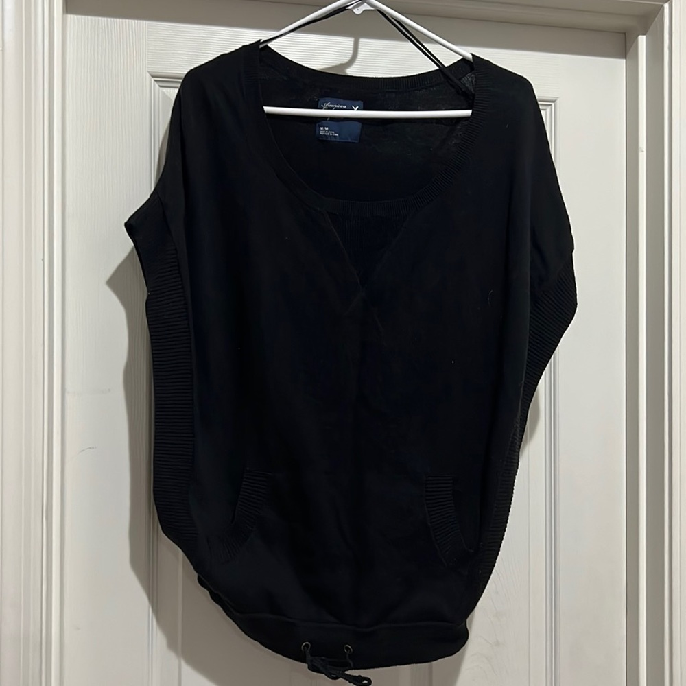 American Eagle never worn sweater vest/poncho style size M